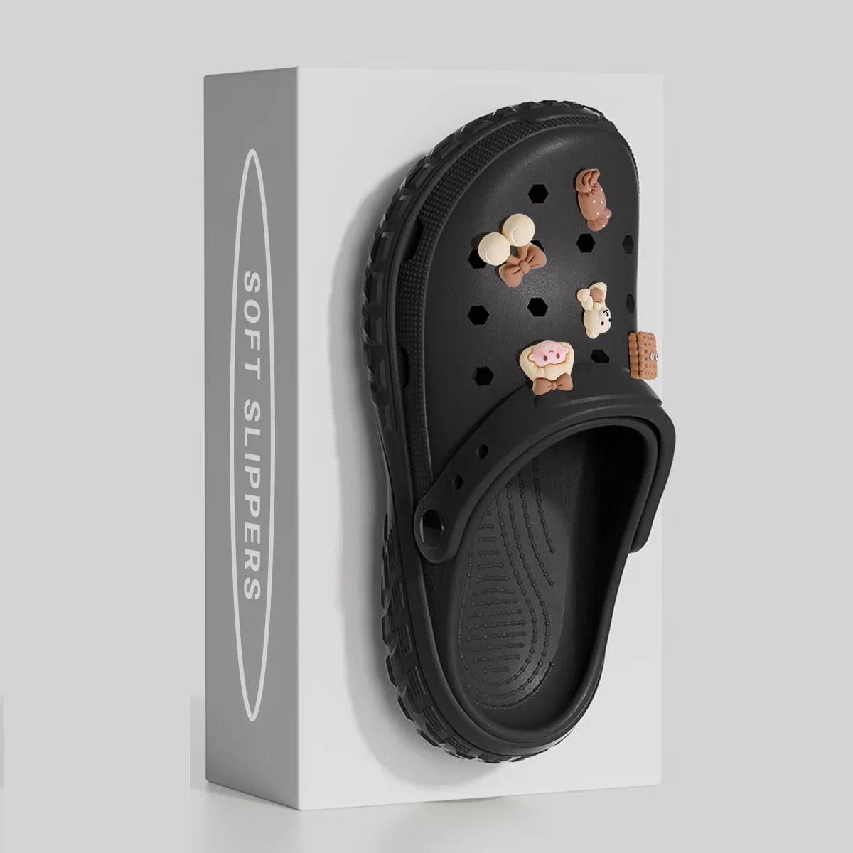 Unisex Summer Slipper Clogs Funny Dog Cute Cloud Print Beach Sandals for Home & Outdoor