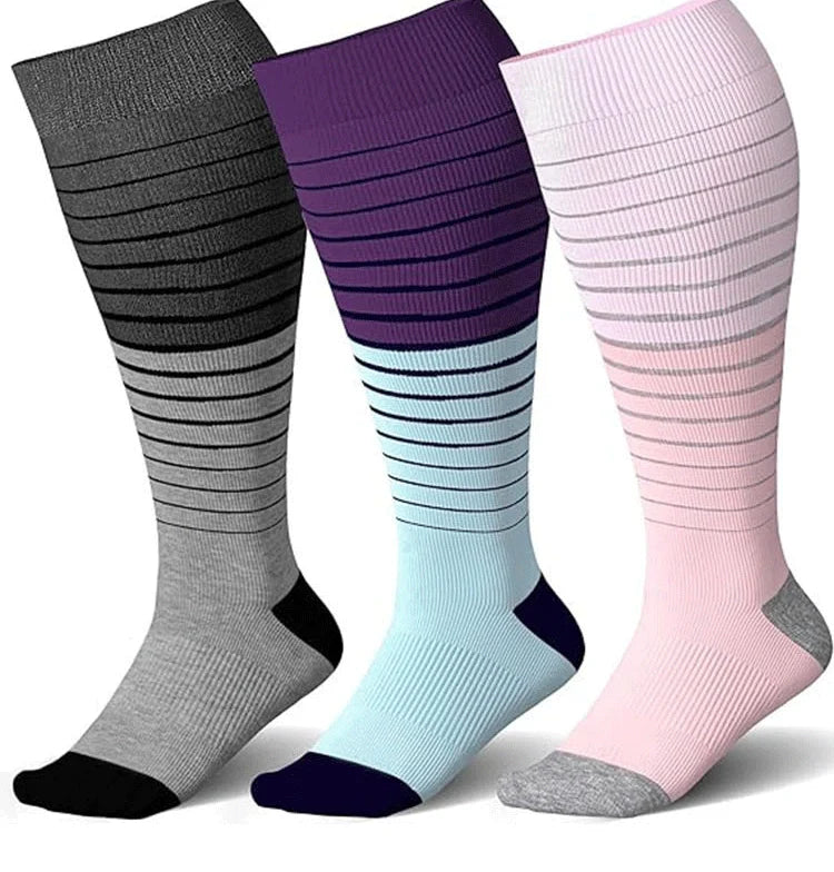 ROYALUCK New Arrival Plus Size Compression Socks Wide Calf For Women & Men