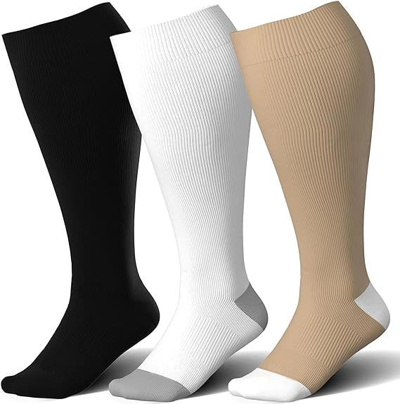 ROYALUCK New Arrival Plus Size Compression Socks Wide Calf For Women & Men