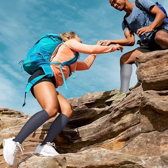 ROYALUCK 6 pairs Medical Compression Sock-Compression Sock For Women and Men Circulation