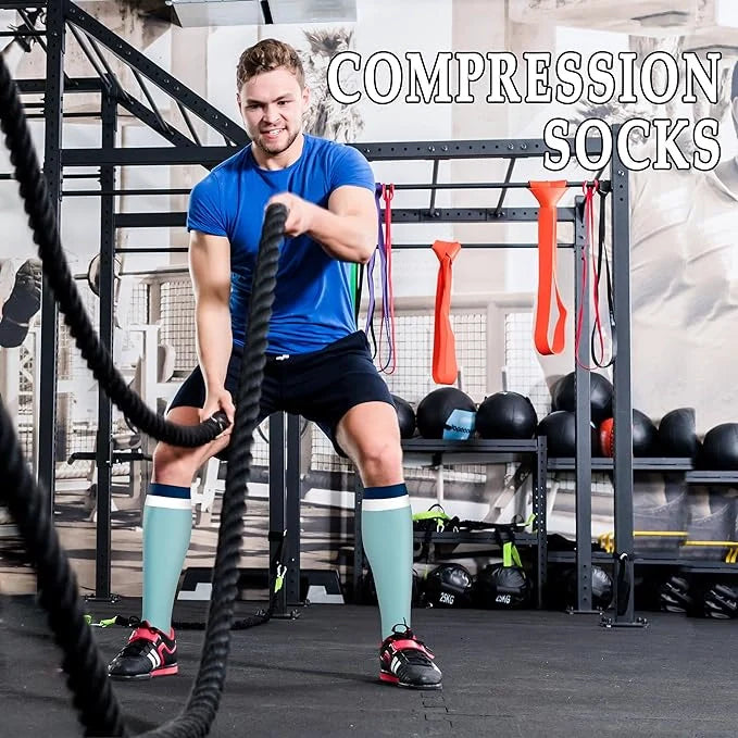 ROYALUCK Compression Socks for Women and Men(6 Pairs)-Best Support for Running, Athletic, Travel