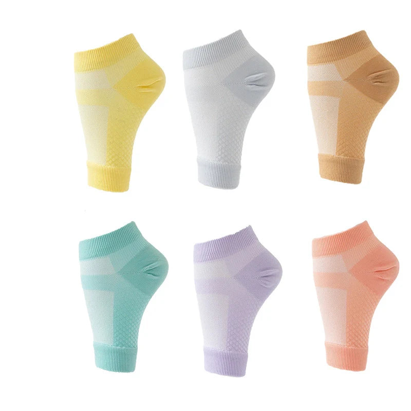 ROYALUCY Unisex Breathable Compression Toeless Socks Ankle Brace Support Sleeves