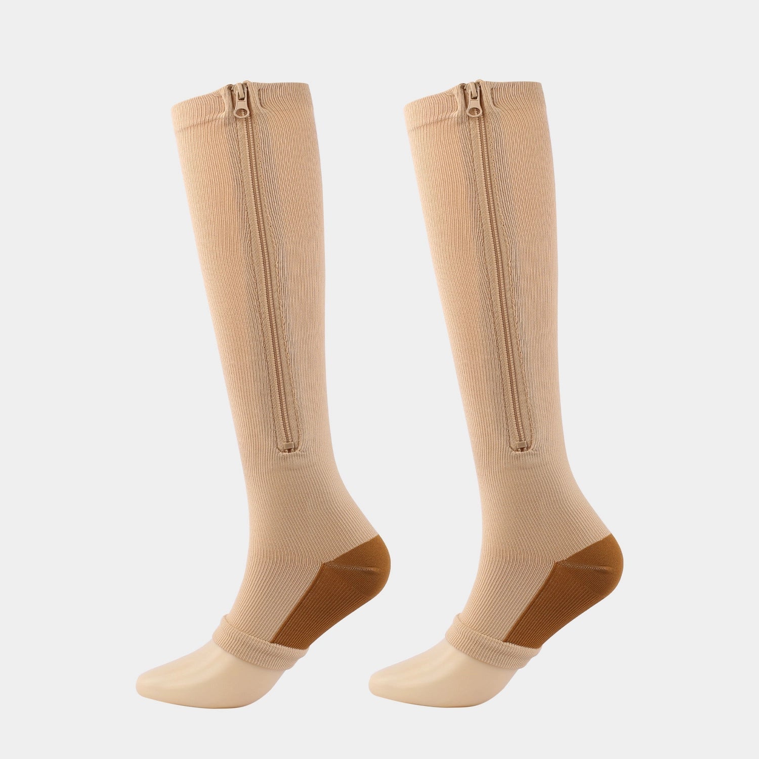 ROYALUCK Copper Zipper Compression Socks Medical Compression Socks For Women&Men