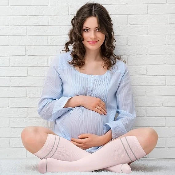 ROYALUCK Compression Socks for Women Pregnancy, Support for Recovery(6 Pairs)