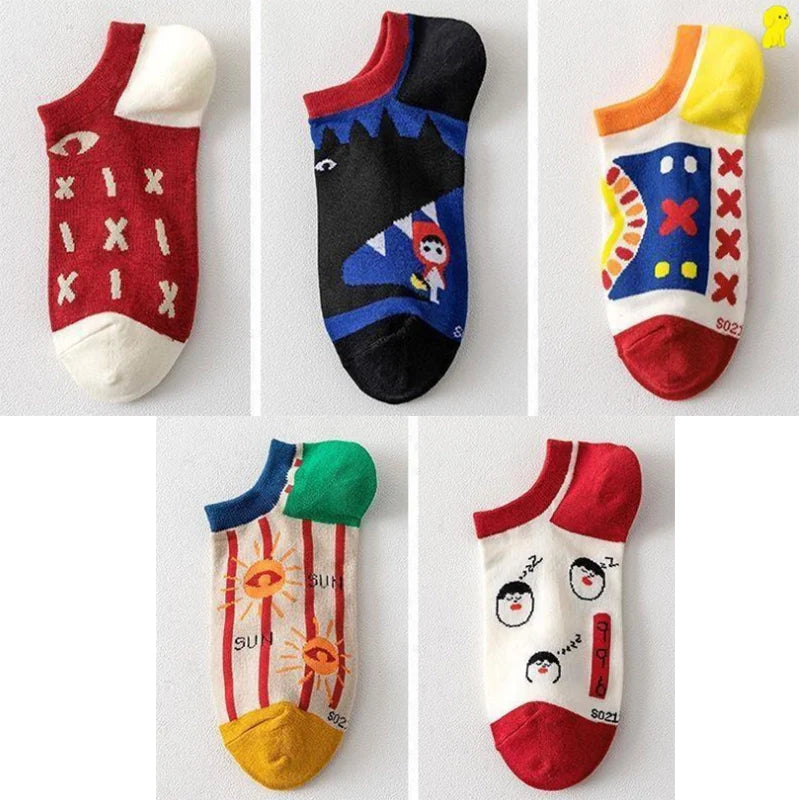 ROYALUCK Men's Pure Cotton Basketball Boat Socks