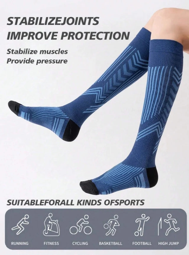 ROYALUCK Professional Sports and Fitness Compression Socks for Running and Cycling