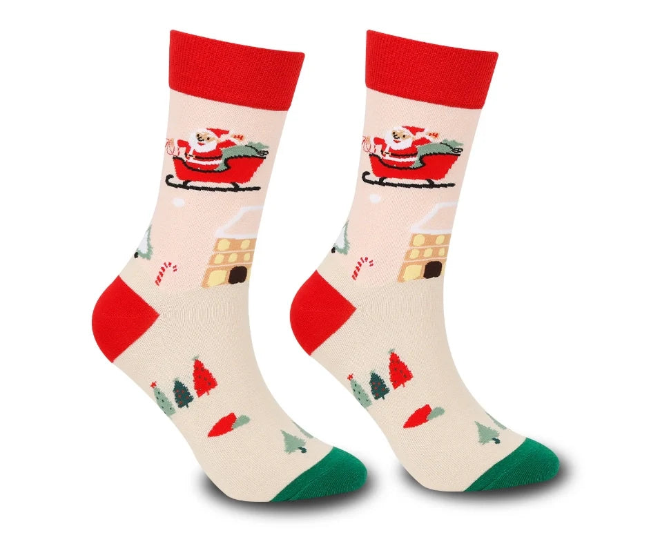 ROYALUCK Christmas Socks Funny Cotton Socks Long Socks Winter Thermal Sock
