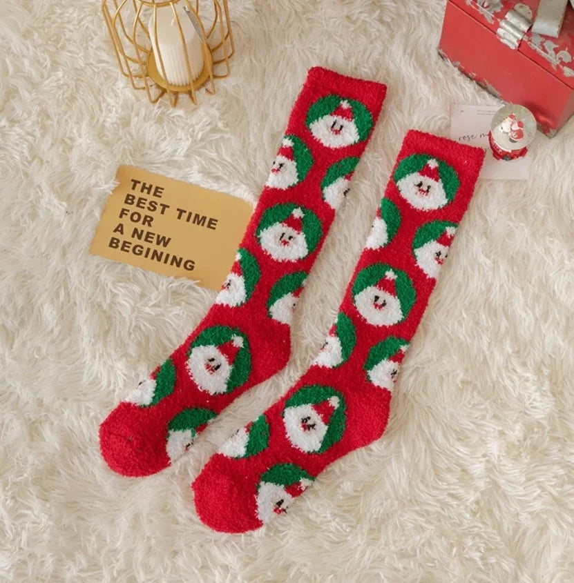 ROYALUCK Winter Christmas Socks Fuzzy Socks Cozy Warm Socks