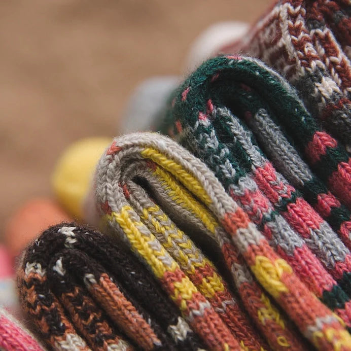 ROYALUCK 5 Pairs Women Thermal Socks Warm Winter Socks Knitted Wool Socks