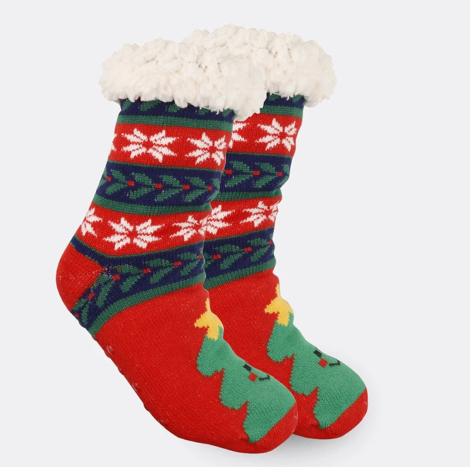 ROYALUCK Christmas Cute Warm Socks Thicken Winter Slipper Socks