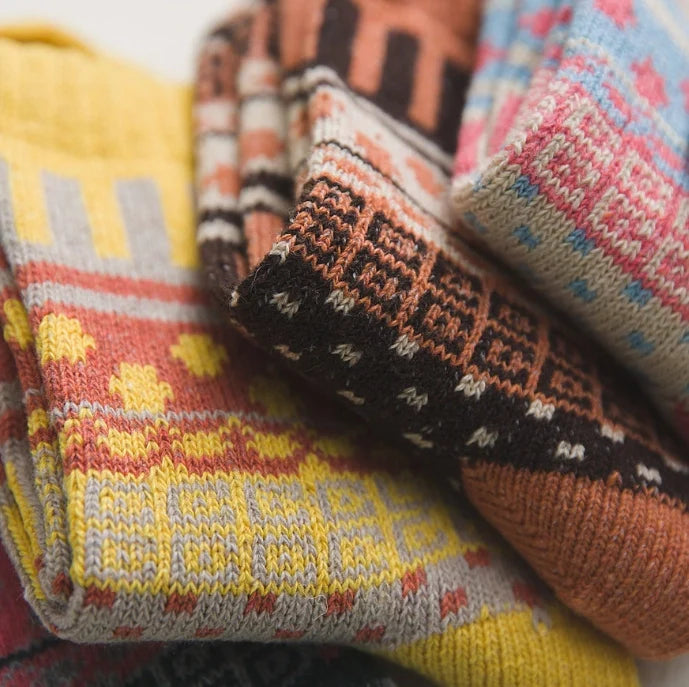 ROYALUCK 5 Pairs Women Thermal Socks Warm Winter Socks Knitted Wool Socks