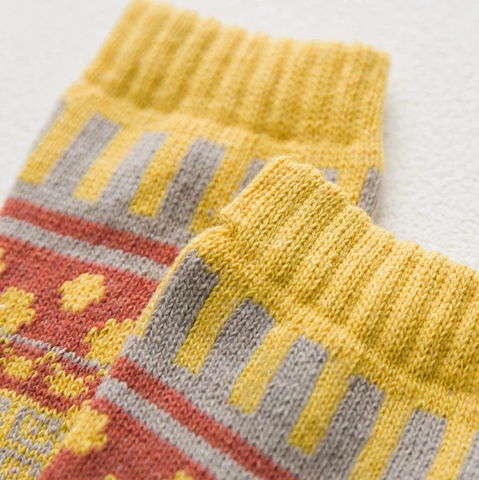 ROYALUCK 5 Pairs Women Thermal Socks Warm Winter Socks Knitted Wool Socks