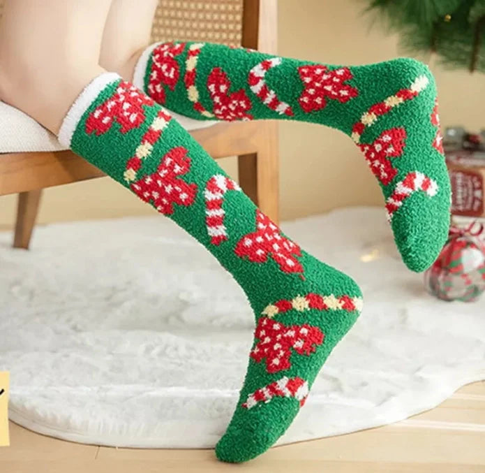 ROYALUCK Winter Christmas Socks Fuzzy Socks Cozy Warm Socks