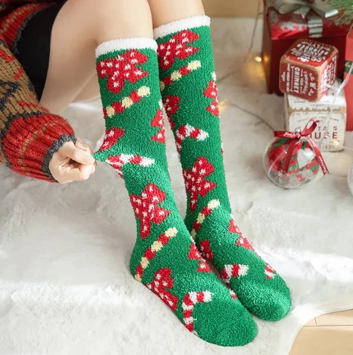 ROYALUCK Winter Christmas Socks Fuzzy Socks Cozy Warm Socks