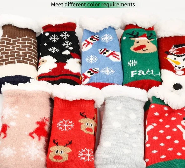 ROYALUCK Christmas Cute Warm Socks Thicken Winter Slipper Socks