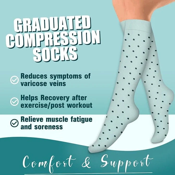 ROYALUCK New Compression Socks 3 Pairs Set Sports Socks