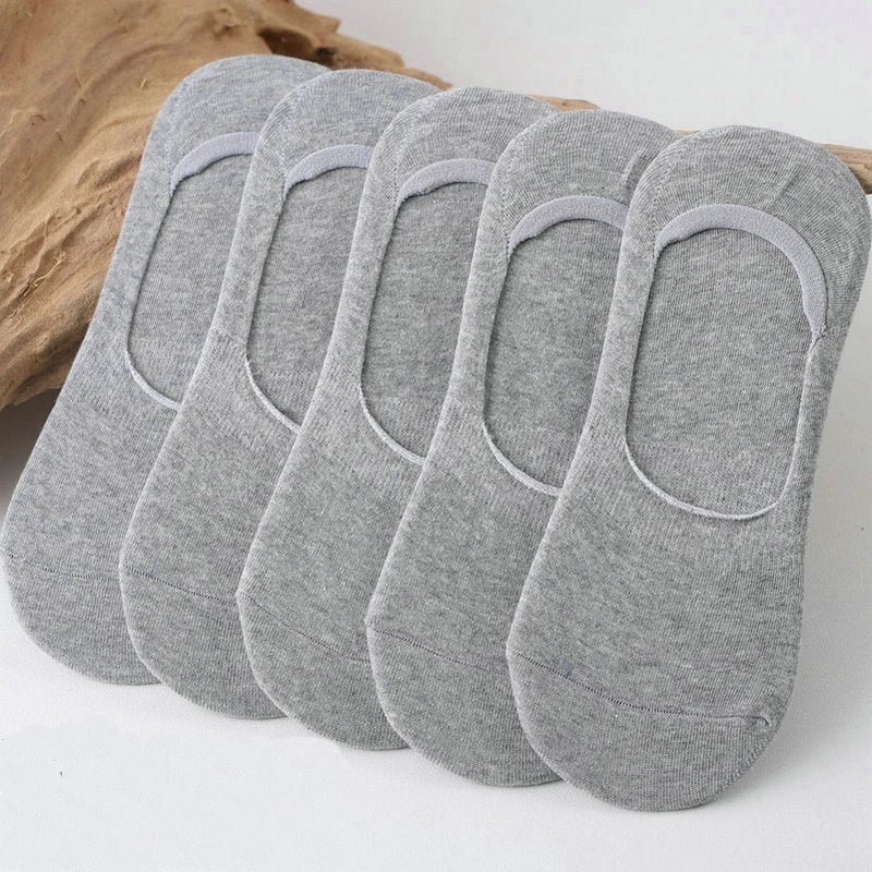 ROYALUCK 5 Pairs New Arrival Men  Low Cut Boat Sock No Show Socks