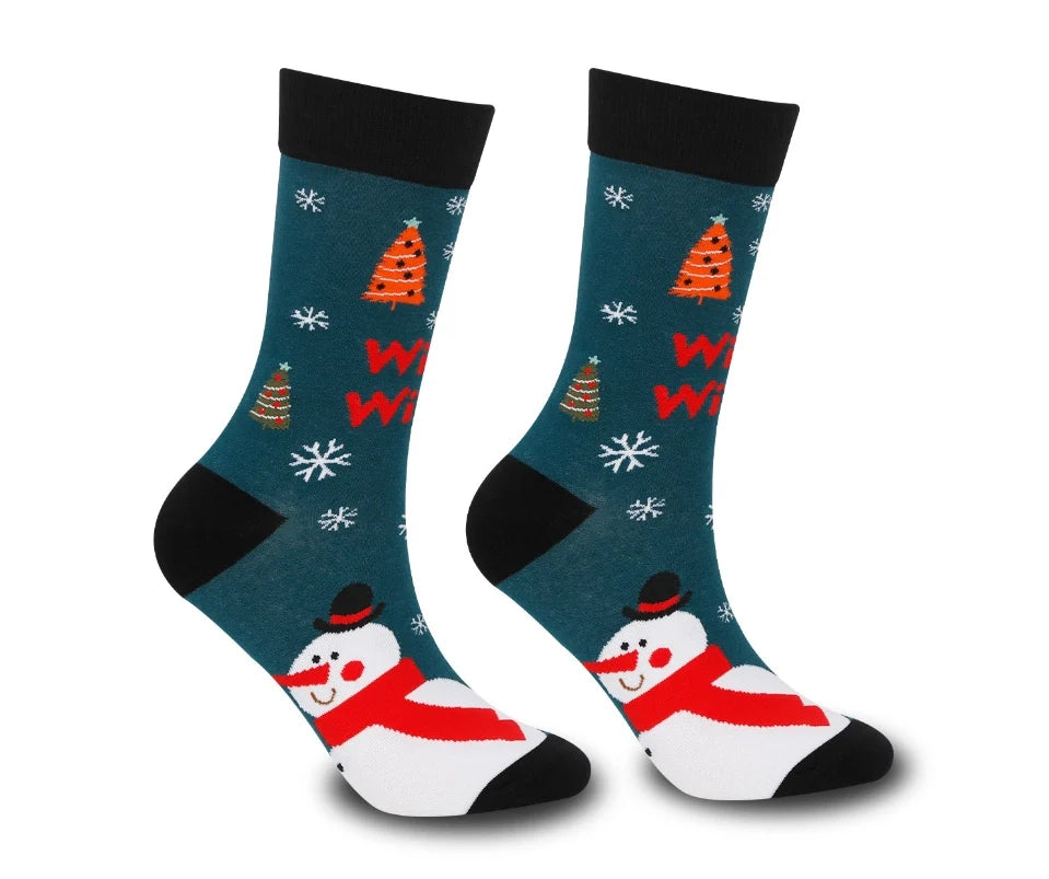 ROYALUCK Christmas Socks Funny Cotton Socks Long Socks Winter Thermal Sock