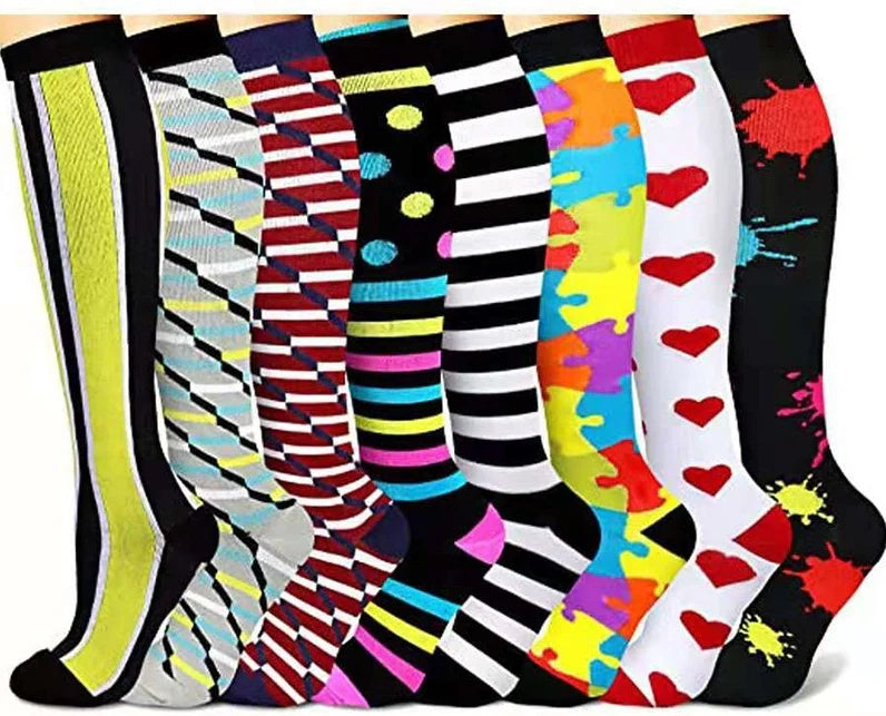 ROYALUCK 15-20 mmHg Best Compression Socks ( 8 Pairs)for Women Men Support Circulation, Compression  Socks For Nurse, Travel, Flight