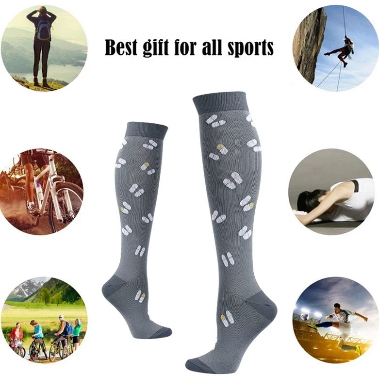 ROYALUCK 5 Pairs Medical Compression Socks for Men and Women