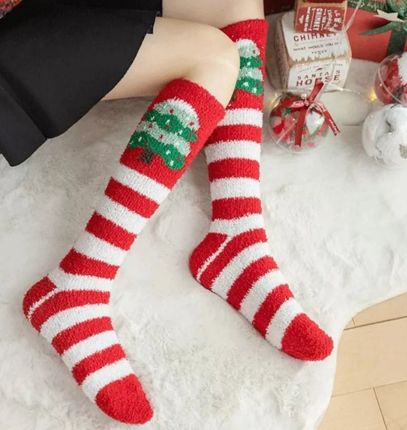 ROYALUCK Winter Christmas Socks Fuzzy Socks Cozy Warm Socks