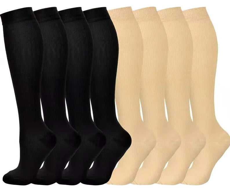 ROYALUCK 15-20 mmHg Best Compression Socks ( 8 Pairs)for Women Men Support Circulation, Compression  Socks For Nurse, Travel, Flight