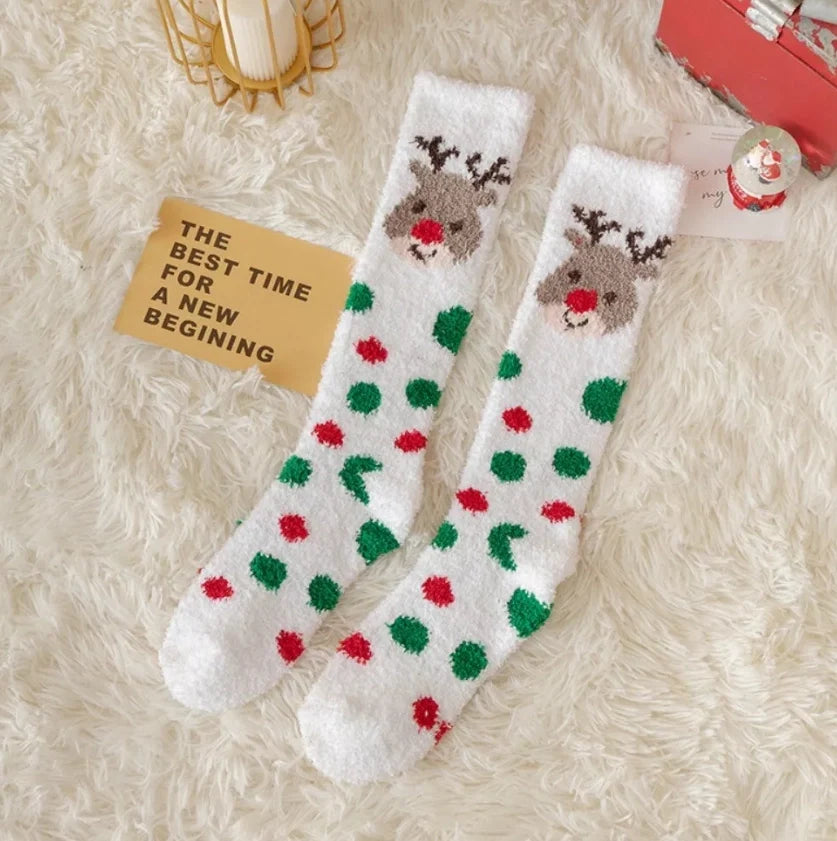 ROYALUCK Winter Christmas Socks Fuzzy Socks Cozy Warm Socks