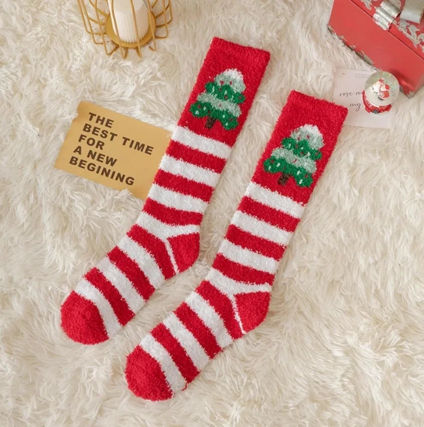 ROYALUCK Winter Christmas Socks Fuzzy Socks Cozy Warm Socks