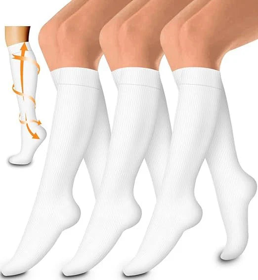 ROYALUCK 3 Pairs Comfortable Sports Compression Socks for Men and Women