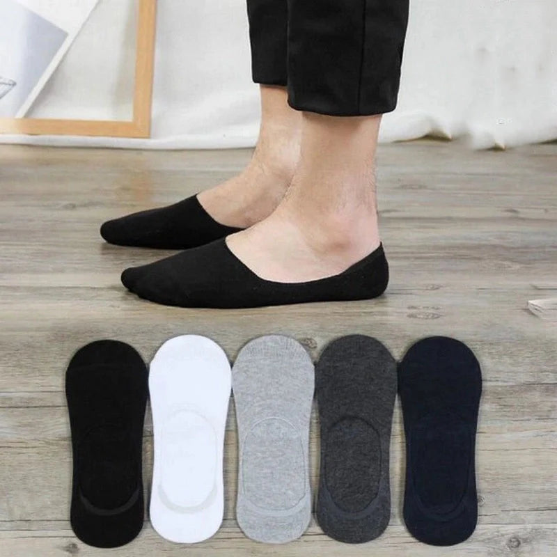 ROYALUCK 5 Pairs New Arrival Men  Low Cut Boat Sock No Show Socks