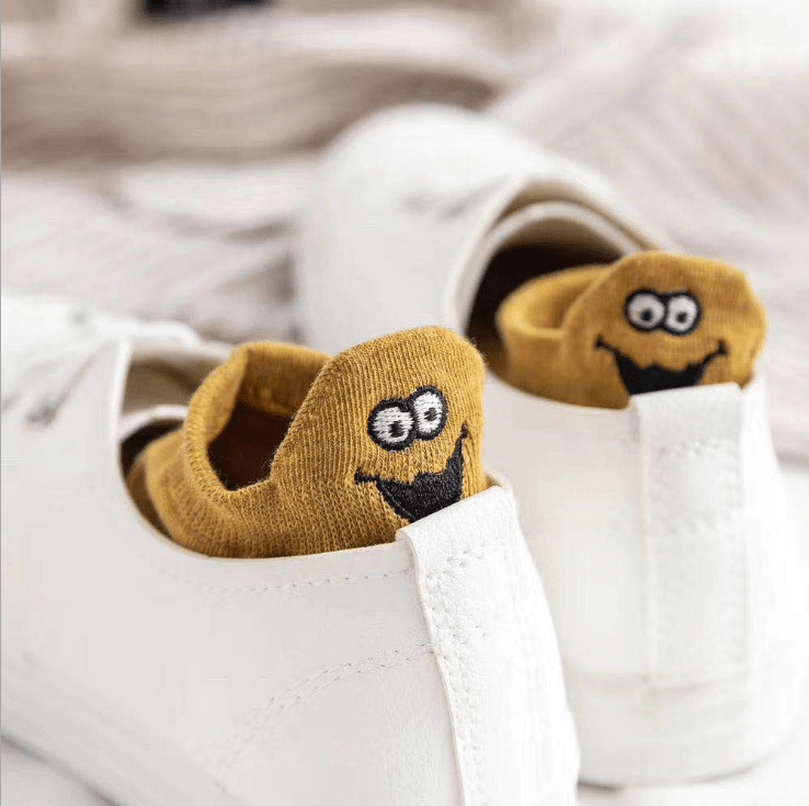 Super Soft Embroidered Happy Socks