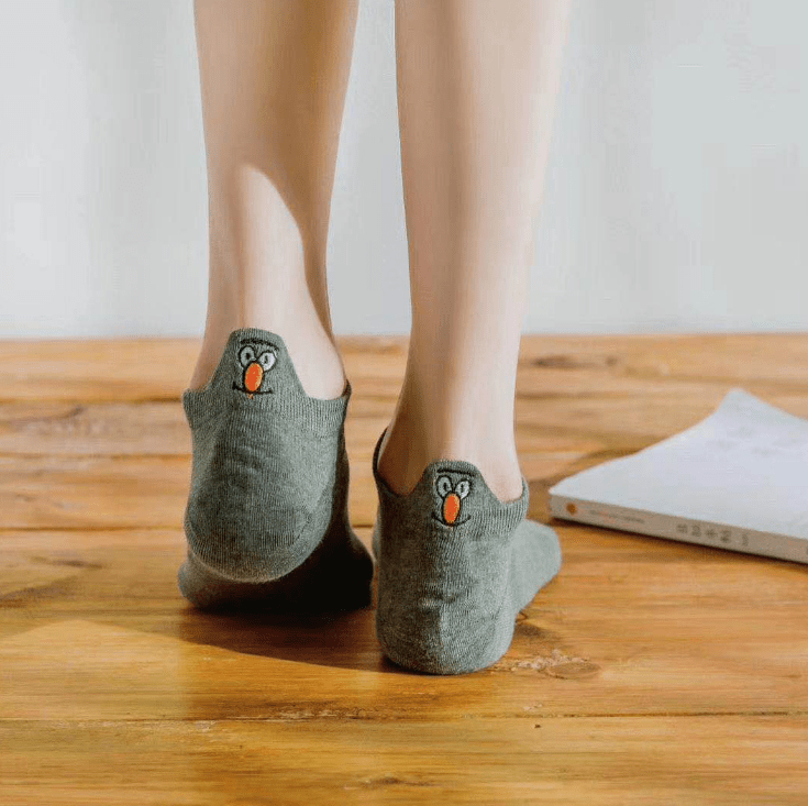 Super Soft Embroidered Happy Socks