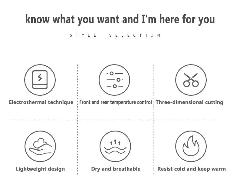 Heated Vest Four Control 21 Areas Heat Heating Vest USB Charging Vest