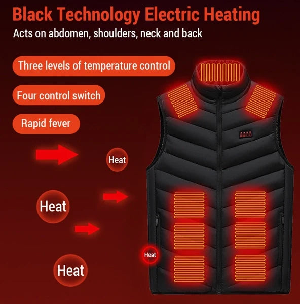 Heated Vest 26 Areas Smart Heated Winter Vest for Men & Women