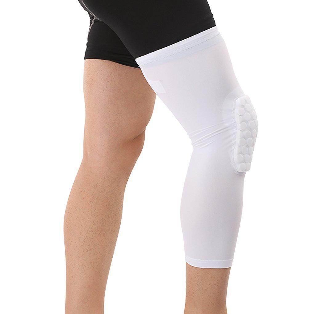 Compression Knee Sleeve Padded Leg Support HoneyComb Pad
