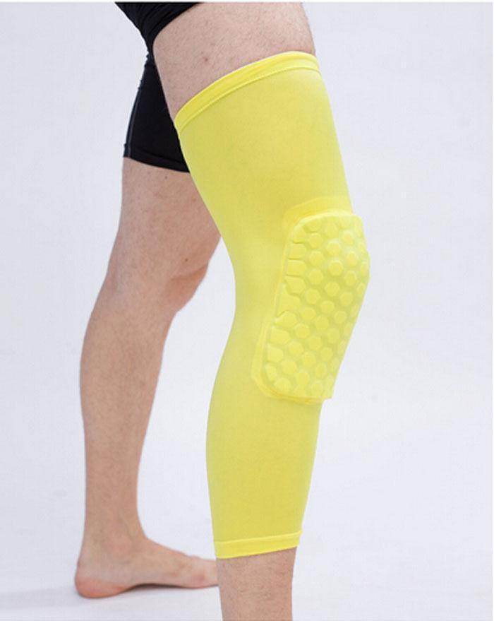 Compression Knee Sleeve Padded Leg Support HoneyComb Pad